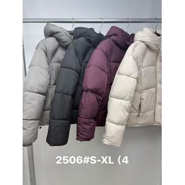 Куртка жіноча зимова 2506 grey р.S-XL "Jacket" недорого оптом від прямого постачальника