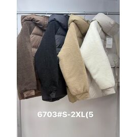 Куртка жіноча зимова 6703 black р.S-2XL "Jacket" недорого оптом від прямого постачальника