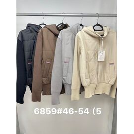 Куртка жіноча демісезонна 6859 black р.46-54 "Jacket" недорого оптом від прямого постачальника