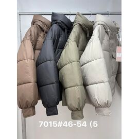 Куртка жіноча зимова 7015 black р.46-54 "Jacket" недорого оптом від прямого постачальника