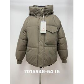Куртка жіноча зимова 7015 khaki р.46-54 "Jacket" недорого оптом від прямого постачальника