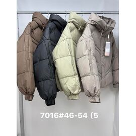 Куртка жіноча зимова 7016 beige р.46-54 "Jacket" недорого оптом від прямого постачальника