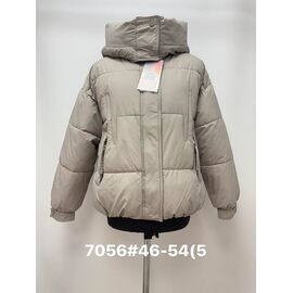 Куртка жіноча зимова 7056 l.grey р.46-54 "Jacket" недорого оптом від прямого постачальника