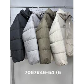 Куртка жіноча зимова 7067 black р.46-54 "Jacket" недорого оптом від прямого постачальника