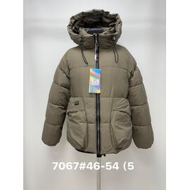 Куртка жіноча зимова 7067 khaki р.46-54 "Jacket" недорого оптом від прямого постачальника