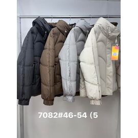 Фотография Куртка женская зимняя 7082 beige р.46-54 "Jacket" недорого оптом от прямого поставщика