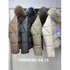 Фотография Куртка женская зимняя 7099 navy р.46-54 "Jacket" недорого оптом от прямого поставщика