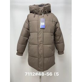Фотография Куртка женская зимняя 7112 brown р.48-56 "Jacket" недорого оптом от прямого поставщика