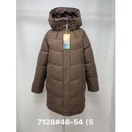 Фотография Куртка женская зимняя 7128 brown р.46-54 "Jacket" недорого оптом от прямого поставщика