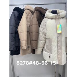 Фотография Куртка женская зимняя 8278 grey р.48-56 "Jacket" недорого оптом от прямого поставщика