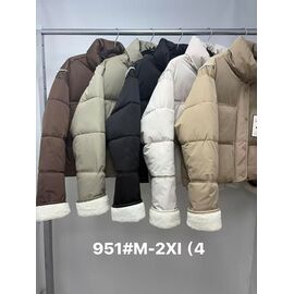 Куртка жіноча зимова 951 d.beige р.M-2XL "Jacket" недорого оптом від прямого постачальника
