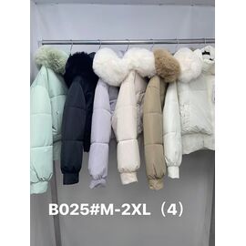 Куртка жіноча зимова B025 milk р.M-2XL "Jacket" недорого оптом від прямого постачальника