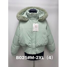 Куртка жіноча зимова B025 mint р.M-2XL "Jacket" недорого оптом від прямого постачальника