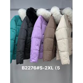 Куртка жіноча зимова B2276 black р.S-2XL "Jacket" недорого оптом від прямого постачальника