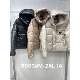 Куртка жіноча демісезонна B803 l.beige р.M-2XL "Jacket" недорого оптом від прямого постачальника