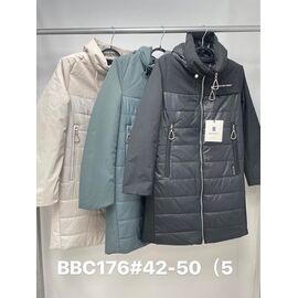 Куртка жіноча демісезонна BBC176 green р.42-50 "Jacket" недорого оптом від прямого постачальника