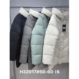 Куртка жіноча зимова H32017 l.blue р.50-60 "Jacket" недорого оптом від прямого постачальника
