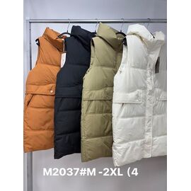 Жилетка жіноча M2037 black р.M-2XL "Jacket" недорого оптом від прямого постачальника