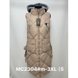 Жилетка жіноча M2304 d.beige р.M-3XL "Jacket" недорого оптом від прямого постачальника
