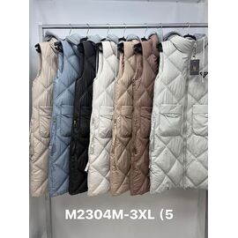 Жилетка жіноча M2304 l.blue р.M-3XL "Jacket" недорого оптом від прямого постачальника