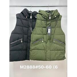 Жилетка жіноча M2888 black р.50-60 "Jacket" недорого оптом від прямого постачальника