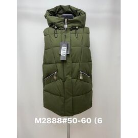 Жилетка жіноча M2888 khaki р.50-60 "Jacket" недорого оптом від прямого постачальника