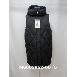Жилетка жіноча M6603 black р.52-60 "Jacket" недорого оптом від прямого постачальника