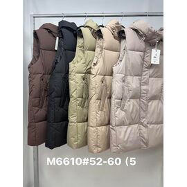 Фотография Жилетка женская M6610 l.beige р.52-60 "Jacket" недорого оптом от прямого поставщика