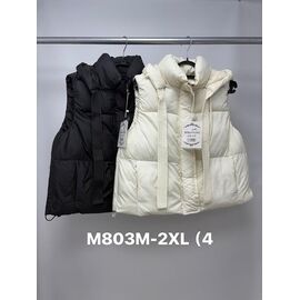 Фотография Жилетка женская M803 milk р.M-2XL "Jacket" недорого оптом от прямого поставщика