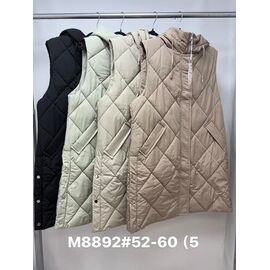 Жилетка жіноча M8892 beige р.52-60 "Jacket" недорого оптом від прямого постачальника