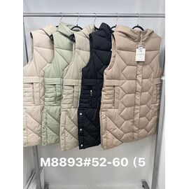 Жилетка жіноча M8893 black р.52-60 "Jacket" недорого оптом від прямого постачальника