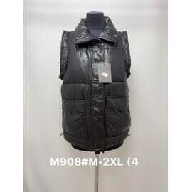 Жилетка жіноча M908 black р.M-2XL "Jacket" недорого оптом від прямого постачальника