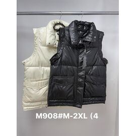 Жилетка жіноча M908 milk р.M-2XL "Jacket" недорого оптом від прямого постачальника
