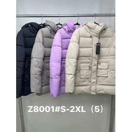 Фотография Куртка женская демисезонная Z8001 grey р.S-2XL "Jacket" недорого оптом от прямого поставщика