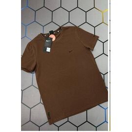 Фотография Футболка мужская 13081 brown р.S-2XL "Alex Clothes" недорого оптом от прямого поставщика