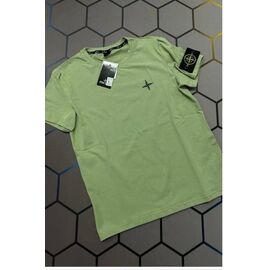 Фотография Футболка мужская 13087 green р.S-2XL "Alex Clothes" недорого оптом от прямого поставщика