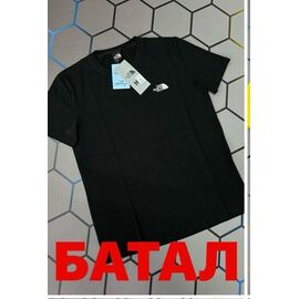 Фотография Футболка мужская 13117 black р.2XL-6XL "Alex Clothes" недорого оптом от прямого поставщика