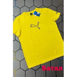 Фотография Футболка мужская 13118 yellow р.2XL-6XL "Alex Clothes" недорого оптом от прямого поставщика