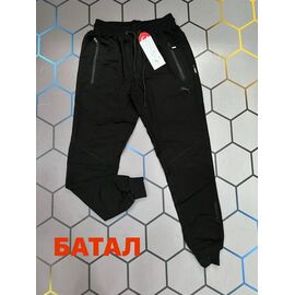 Штани спортивні чоловічі 13148 black р.2XL-5XL "Alex Clothes" недорого оптом від прямого постачальника