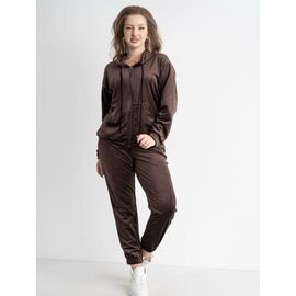 Костюм спортивний жіночий теплий 380 brown р.50-56 "Kosta" недорого оптом від прямого постачальника
