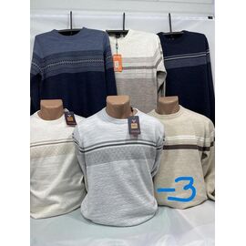 Фотография Свитер мужской SB1504-3 d.beige р.L-2XL "Sabihina" недорого оптом от прямого поставщика