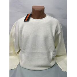 Фотография Свитер мужской SB1506 milk р.3XL-5XL "Sabihina" недорого оптом от прямого поставщика