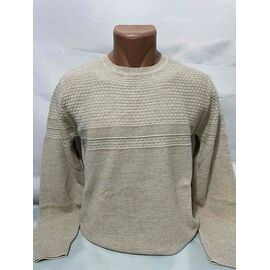 Фотография Свитер мужской SB1512 beige р.L-2XL "Sabihina" недорого оптом от прямого поставщика