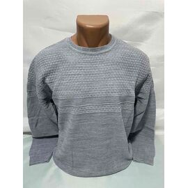 Фотография Свитер мужской SB1516 grey р.L-2XL "Sabihina" недорого оптом от прямого поставщика