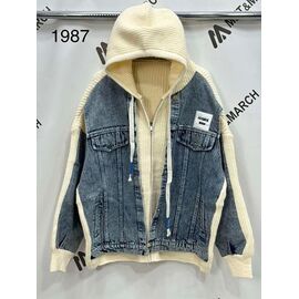 Куртка жіноча демісезонна 1987 beige р.one size "Met&March" недорого оптом від прямого постачальника