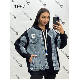 Куртка жіноча демісезонна 1987 black р.one size "Met&March" недорого оптом від прямого постачальника