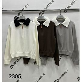 Светр жіночий 2305 white р.one size "Met&March" недорого оптом від прямого постачальника