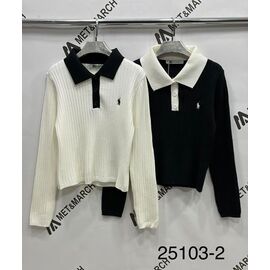 Светр жіночий 25103-2 white р.one size "Met&March" недорого оптом від прямого постачальника