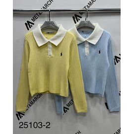 Светр жіночий 25103-2 yellow р.one size "Met&March" недорого оптом від прямого постачальника