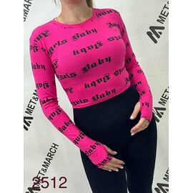 Топ жіночий 2512 pink р.XS-L "Met&March" недорого оптом від прямого постачальника